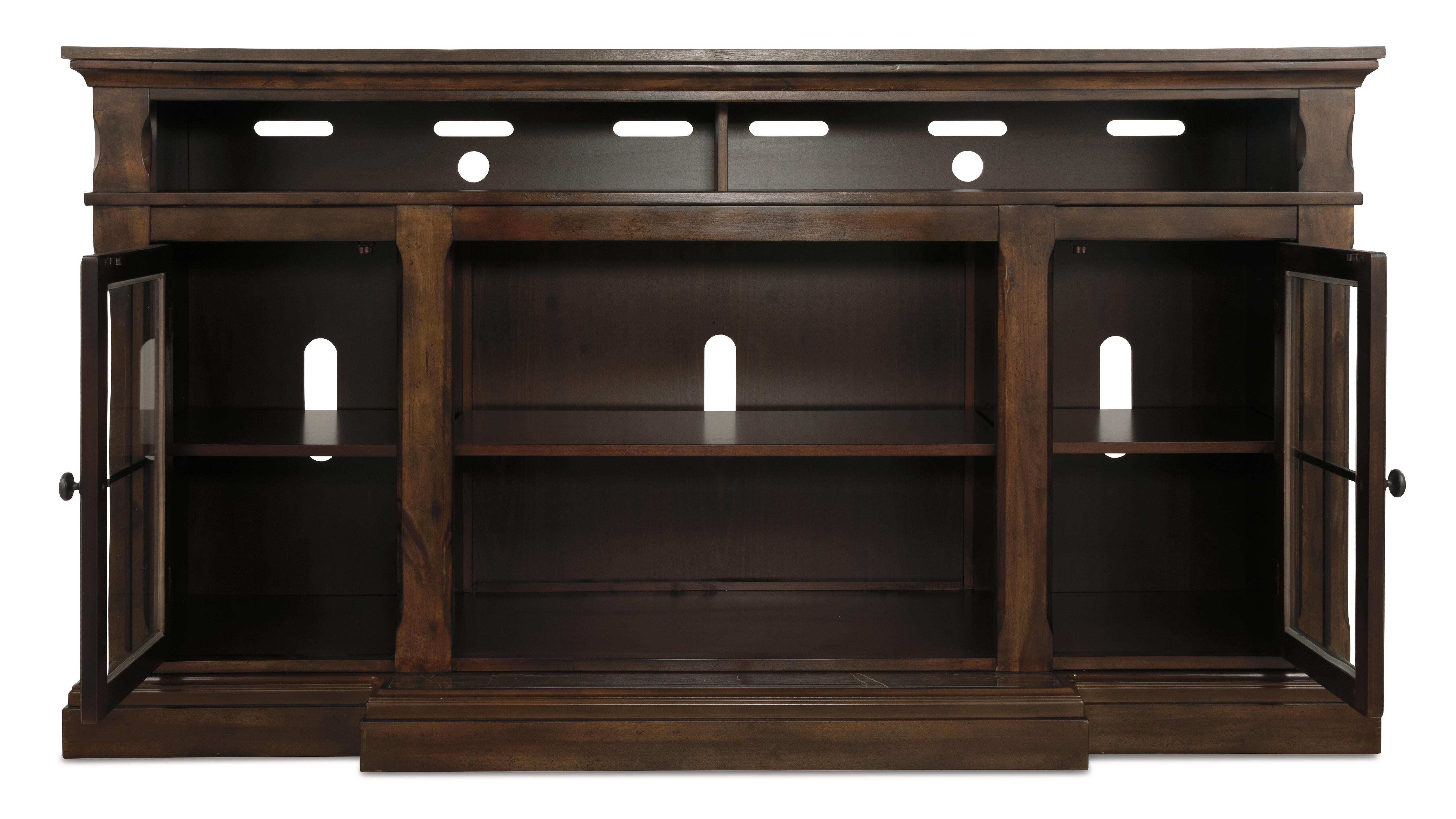 Roddinton 72" TV Stand with Electric Fireplace, , large