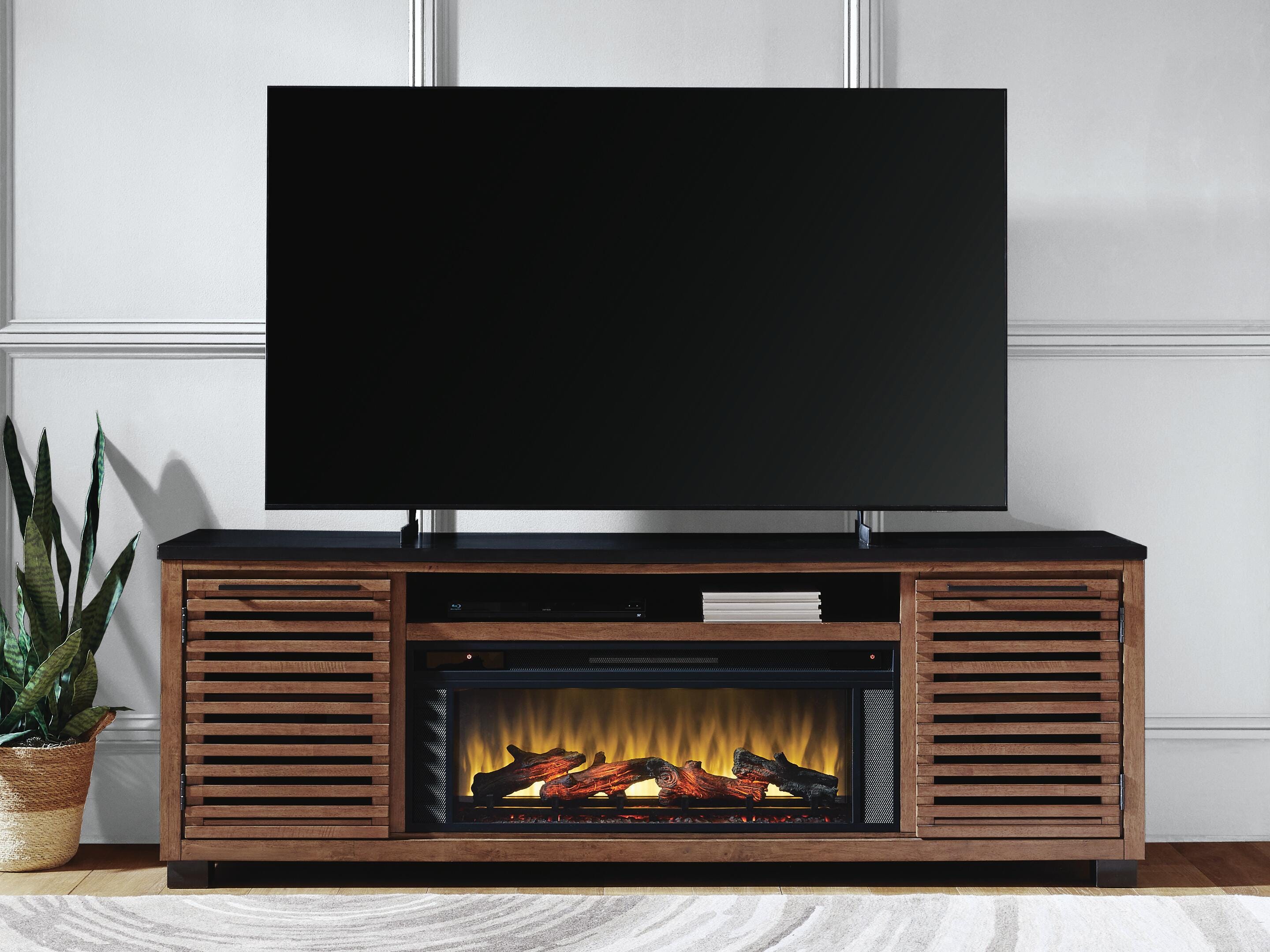 Kallari 84" TV Stand with Electric Fireplace - image 4