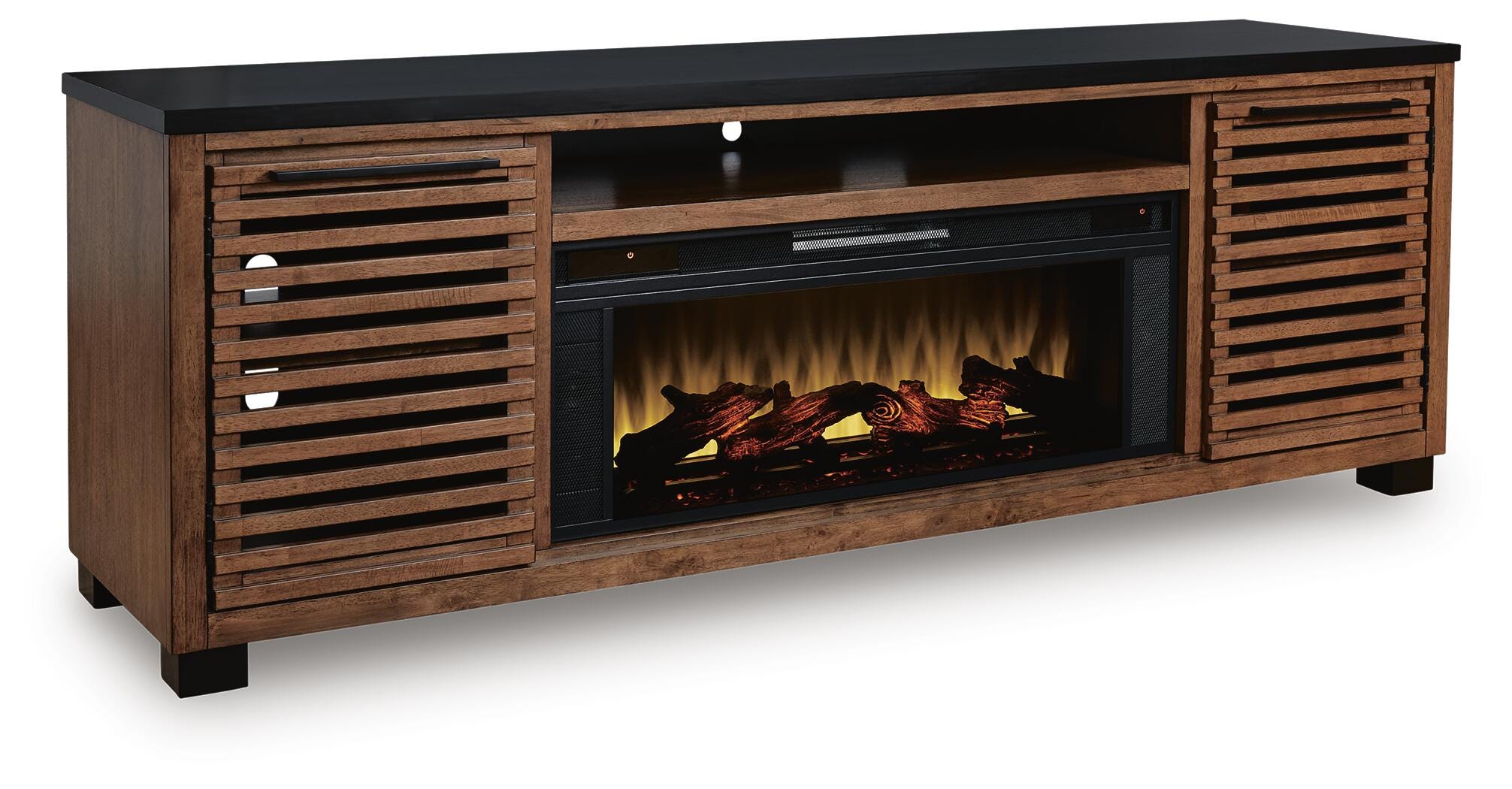 Kallari 84" TV Stand with Electric Fireplace - image 1