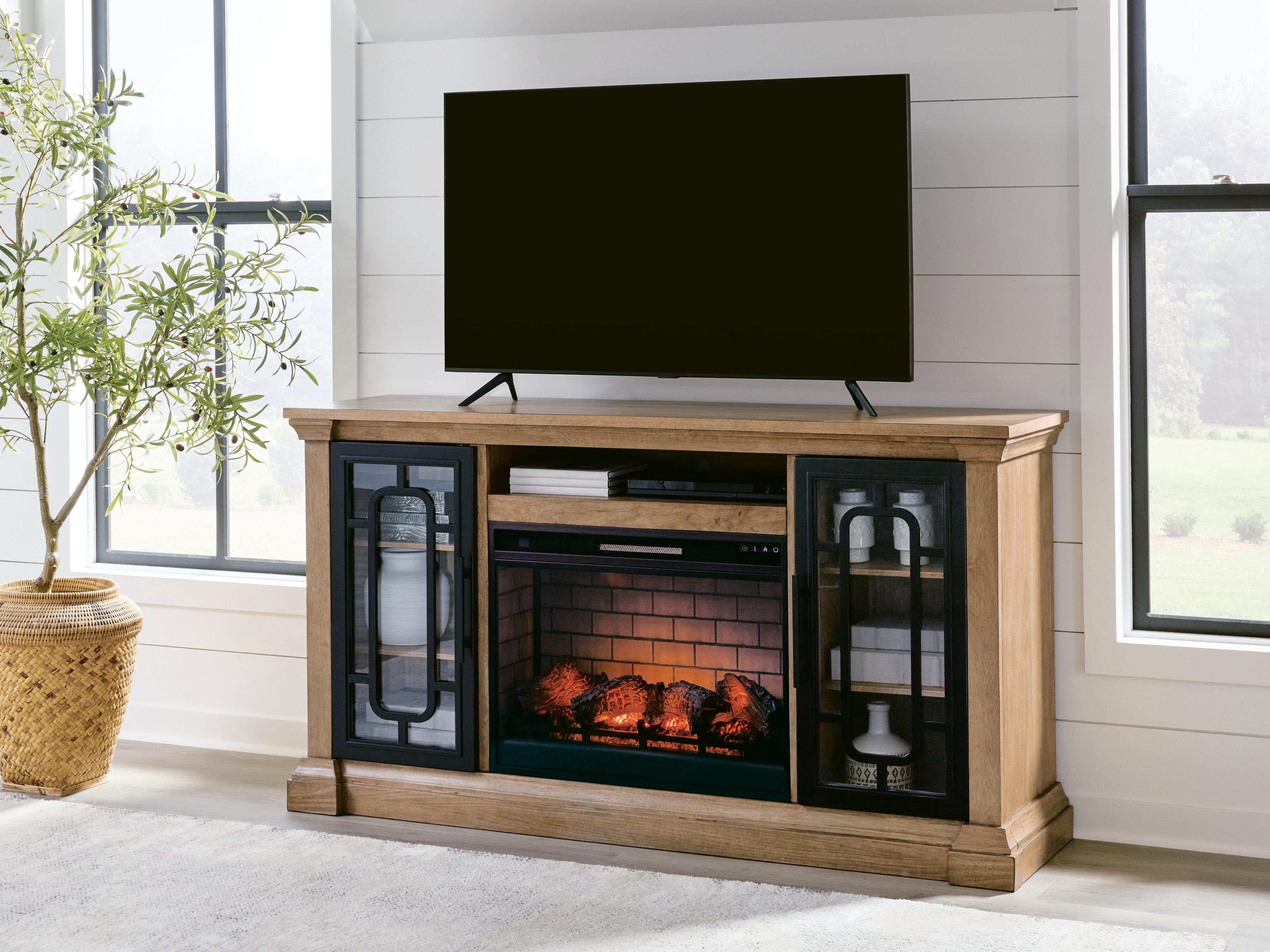 Wittenmyer 72" TV Stand with Electric Fireplace, , rollover