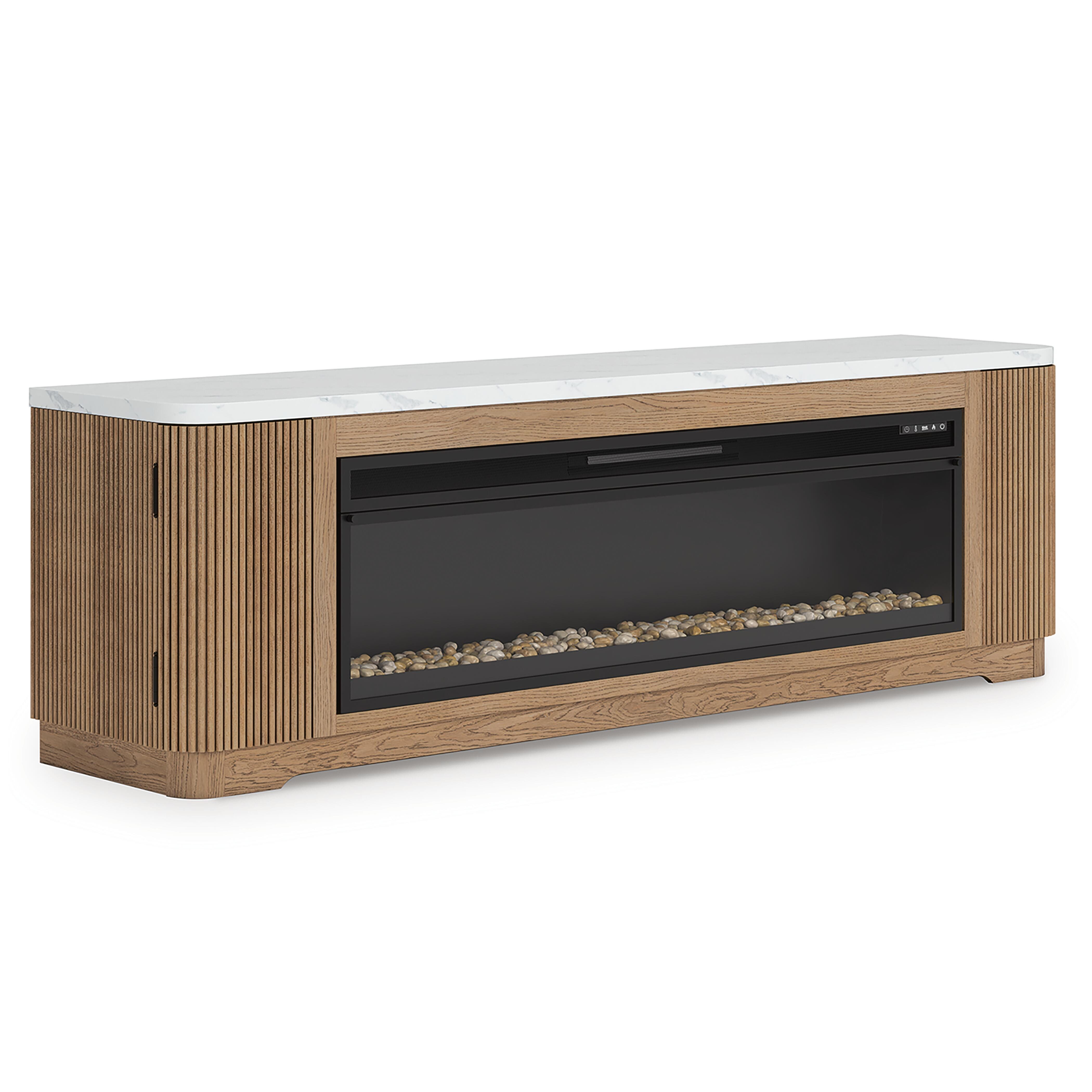 Camdill 80" TV Stand with Electric Fireplace - image 4