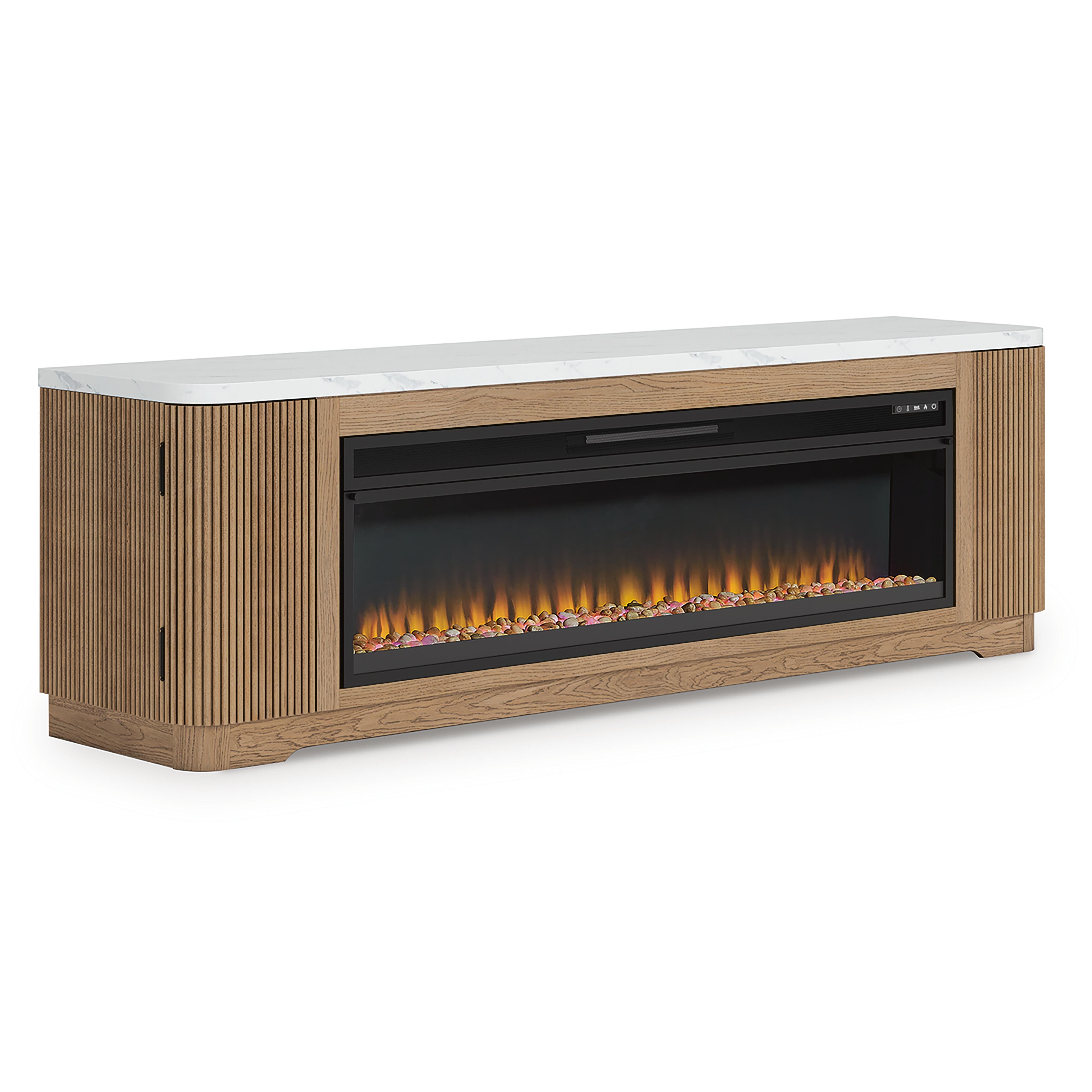 Camdill 80" TV Stand with Electric Fireplace - image 5