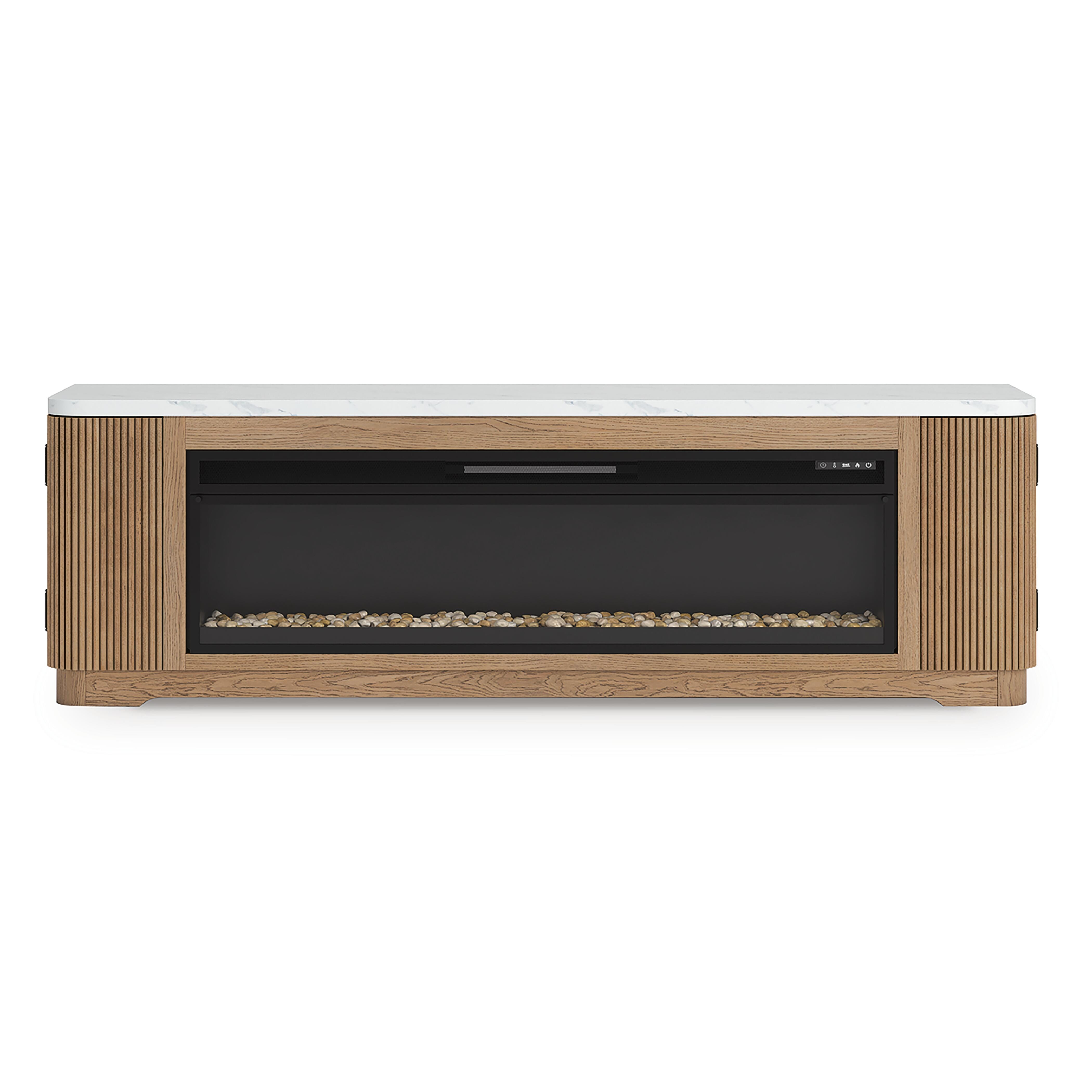 Camdill 80" TV Stand with Electric Fireplace - image 8