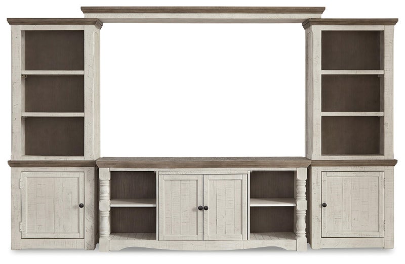 Havalance 4-Piece Entertainment Center with 67'' TV Stand, Two-tone