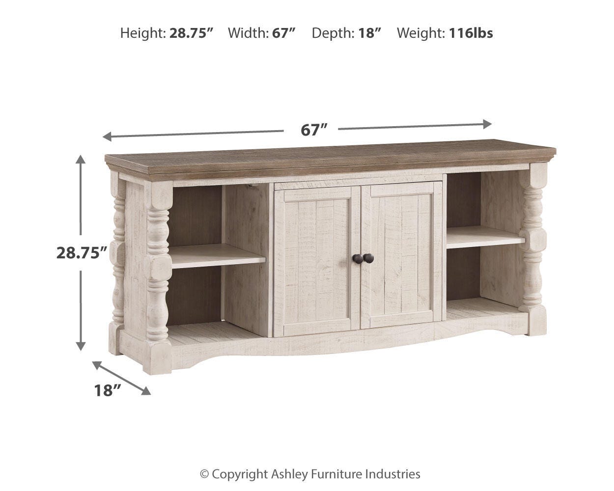 Havalance 67" TV Stand - image 4