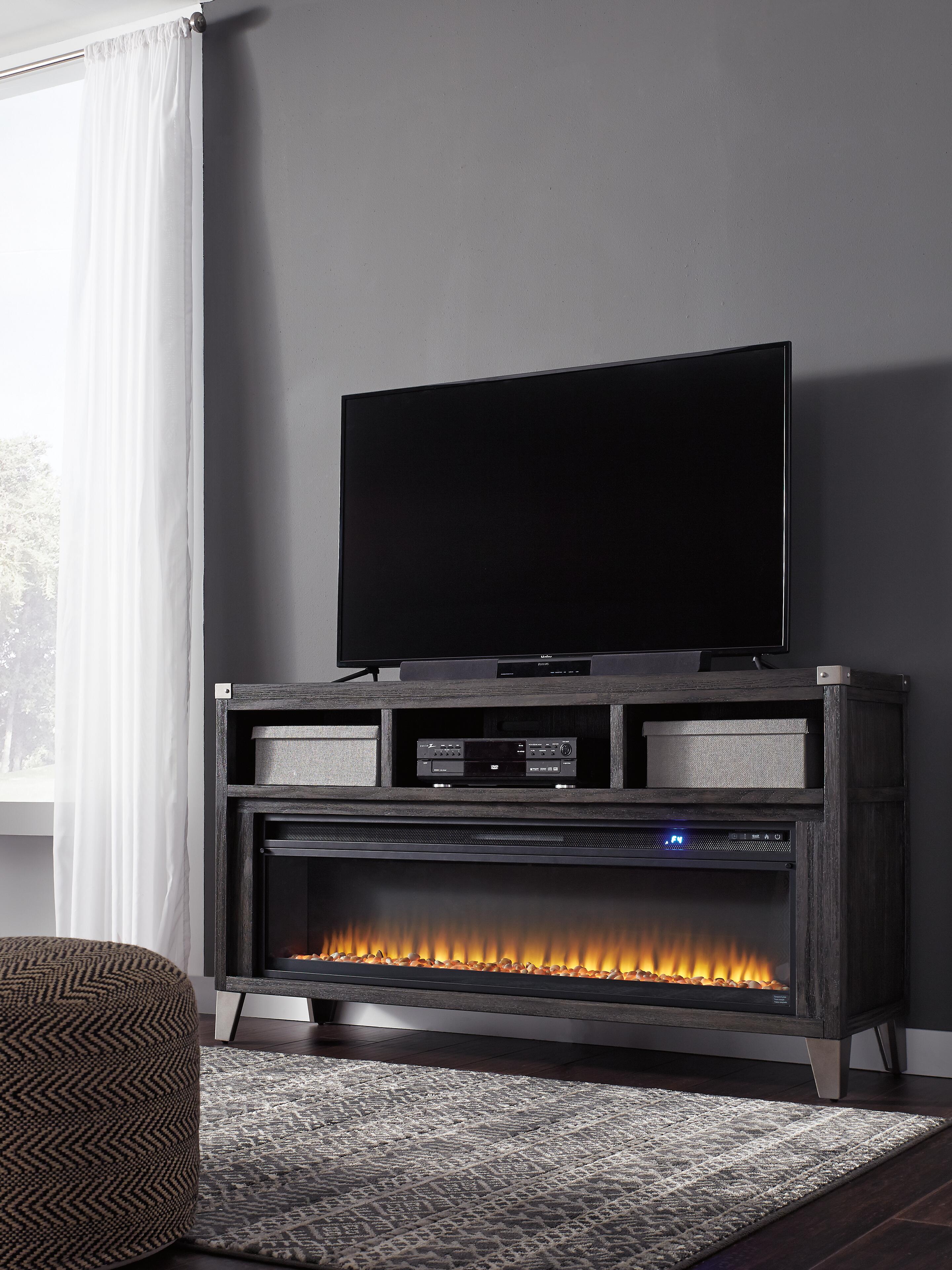 Todoe 65" TV Stand with Electric Fireplace - image 3