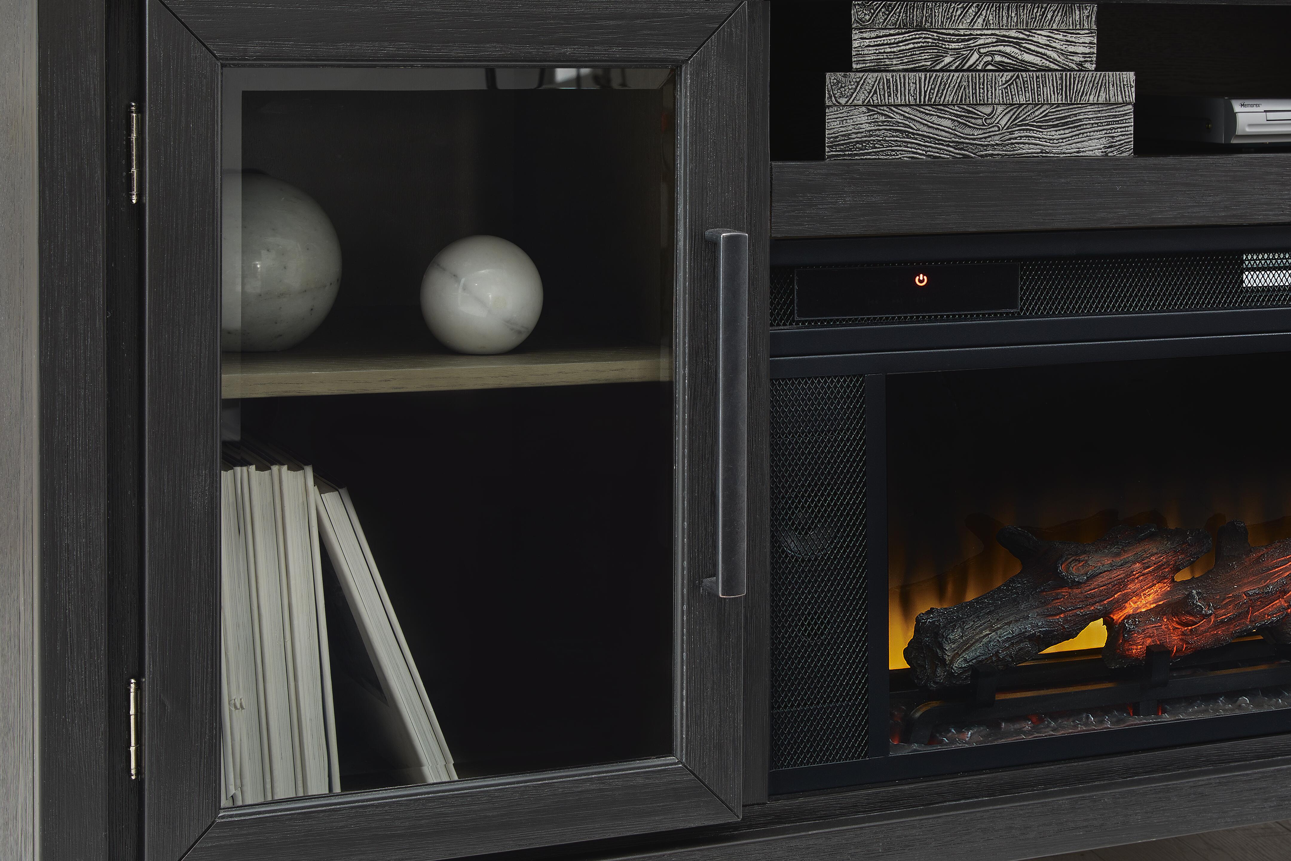 Mueble para TV Foyland de 83" con chimenea eléctrica - image 6