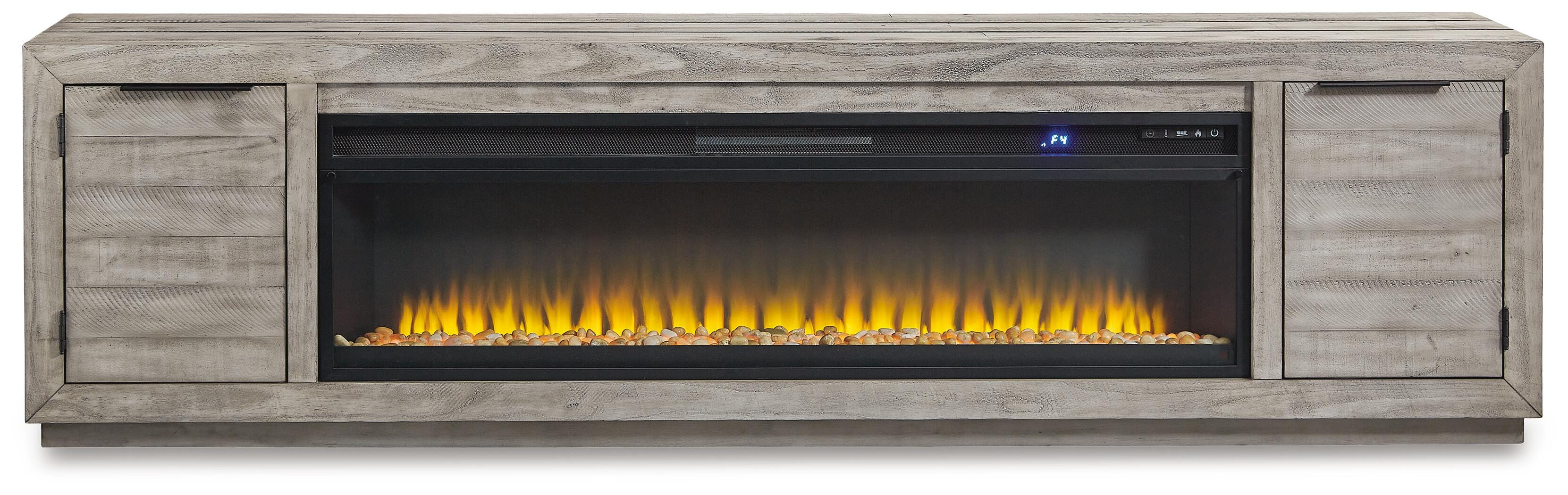 Naydell 92" TV Stand with Electric Fireplace - image 4